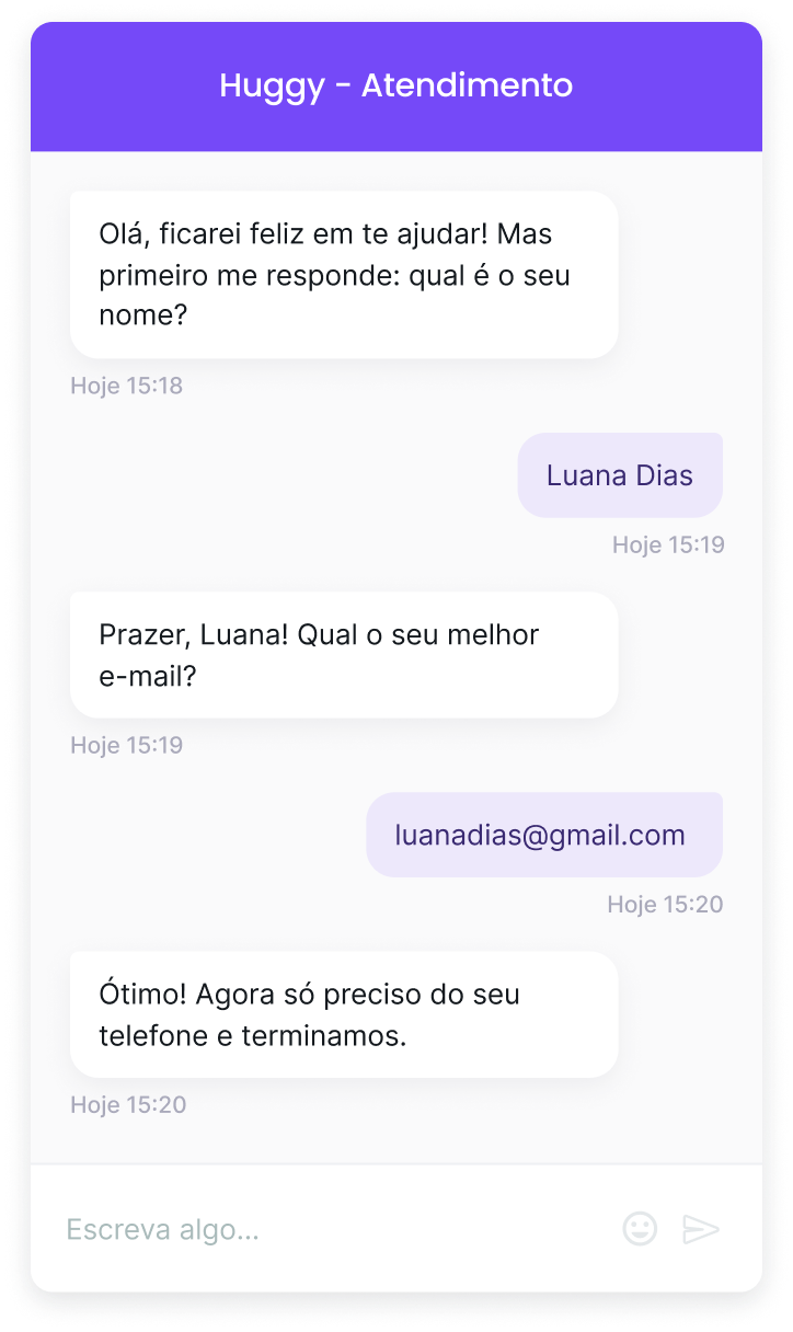 Huggy | Atendimento Huggy | Atendimento