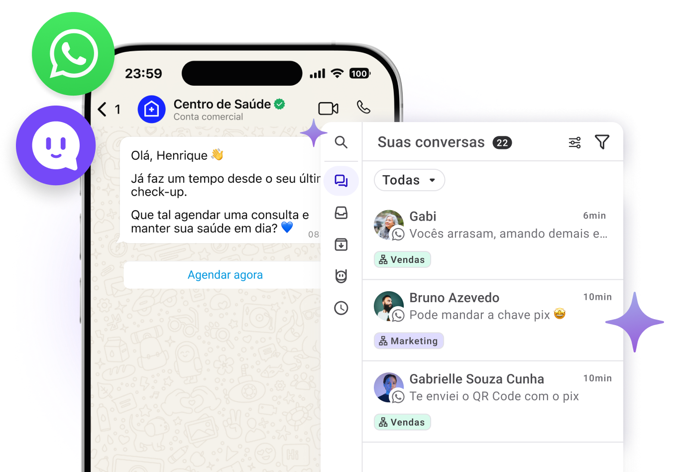 WhatsApp Huggy