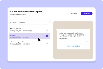 Create and manage message templates without leaving Huggy