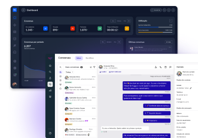 Huggy platform integrated with Rotik and AI Agents handling conversations Huggy platform integrated with Rotik and AI Agents handling conversations
