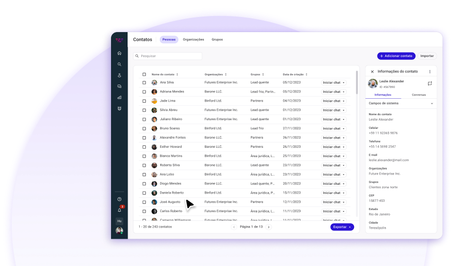 Track the <span class='title-highlight'>journey of every customer</span> in one organized view Track the <span class='title-highlight'>journey of every customer</span> in one organized view